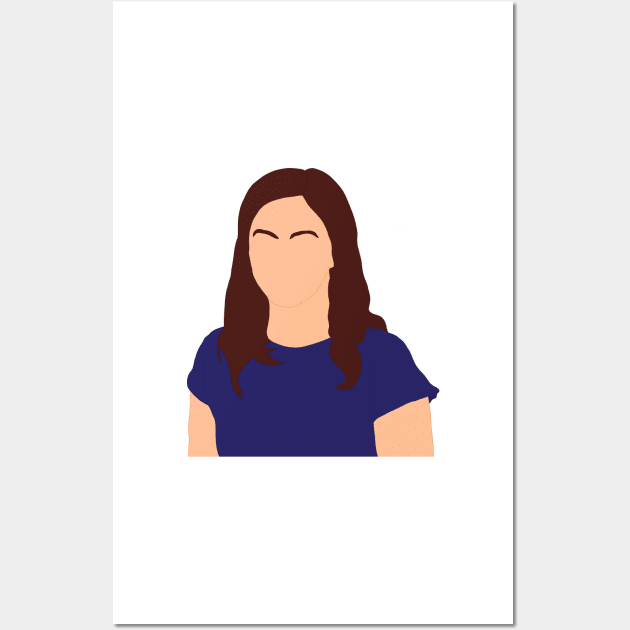 Erin Burnett News Anchor Wall Art by GrellenDraws